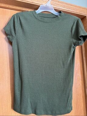 a new day Olive Green Short Sleeve Crew Tee